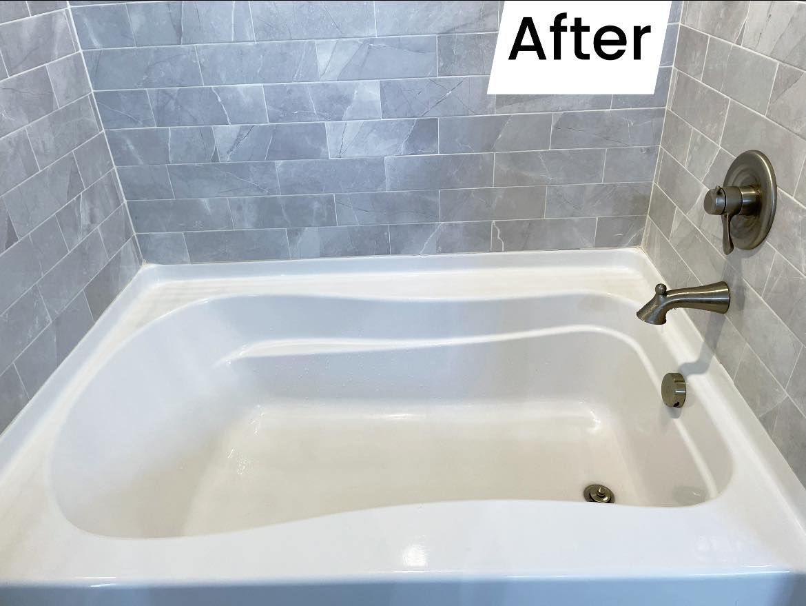 Bathroom after professional cleaning