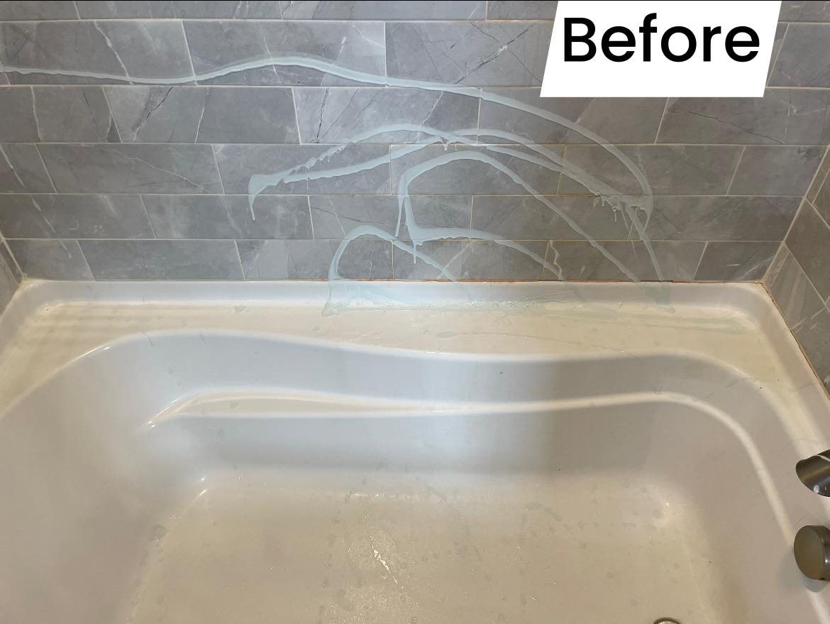 Bathroom before cleaning